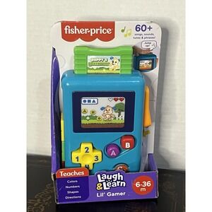 Fisher-Price Laugh & Learn Lil Gamer Gameboy Educational Musical Activity *NEW
